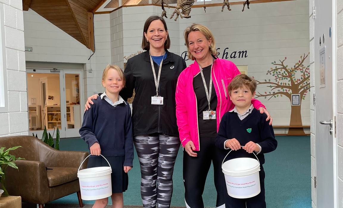 Pupils join fundraising push for landmark run
